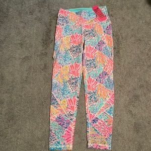 NWT Lilly Pulitzer Luxletic Weekender High Rise Mi in print: Multi Splashdance